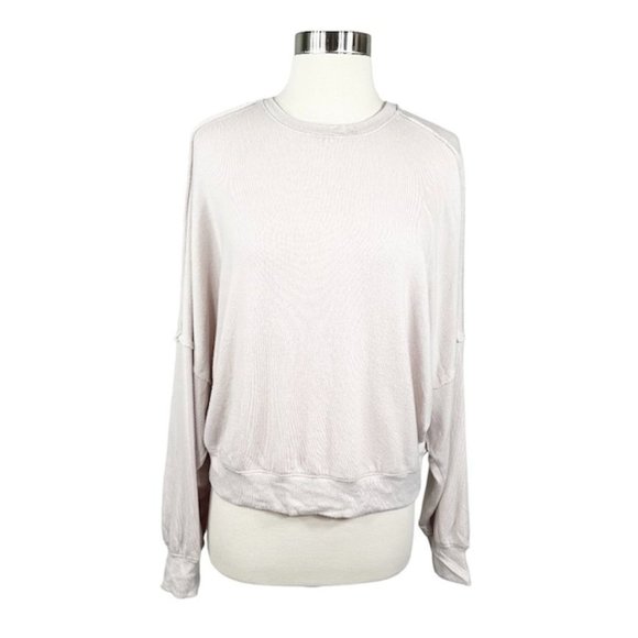 Lovers + Friends Slouchy Sweatshirt in Cream Beige - Picture 3 of 9